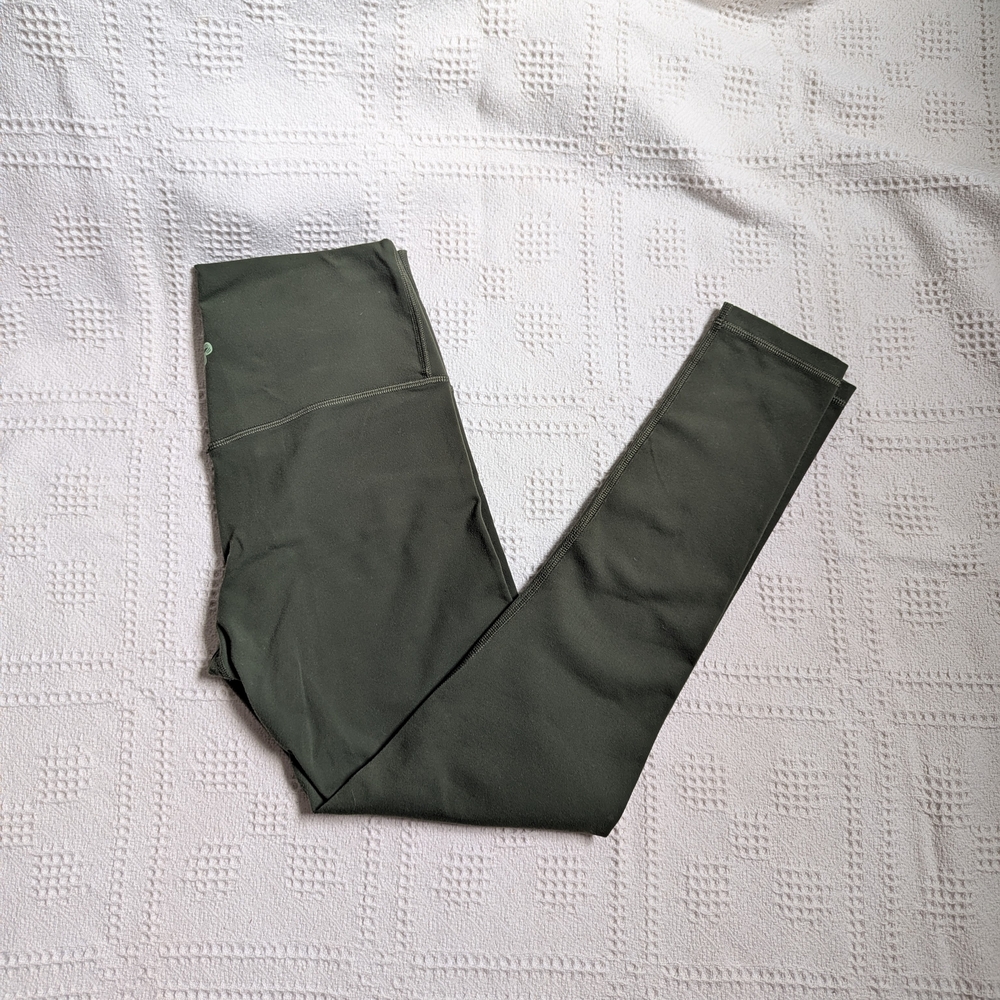 tna life cheeky hi-rise olive green leggings